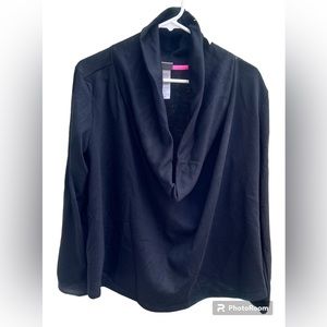 Champion Womens Activewear Sweatshirt Top Black Cowl Neck